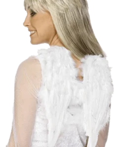 Smiffys Small White Angel Wings Accessory