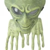 Adult Green Alien Facepiece And Hands Accessory