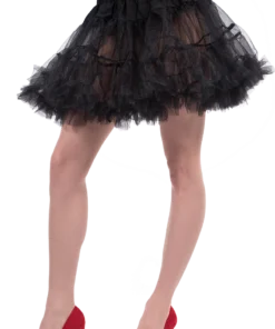 Womens Classic Black Petticoat