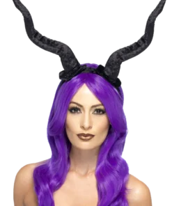 GENERIC Womens Demon Horn Headband