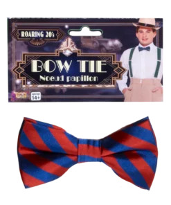 Striped Bow Tie Accessory