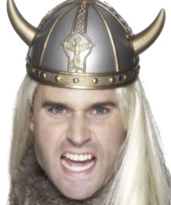 Smiffys Horned Viking Helmet Accessory
