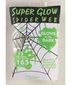 Super Glow Spider Web Decoration