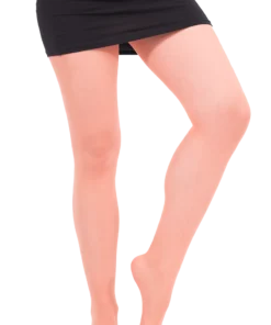 Adult Thick Translucent Tights Orange