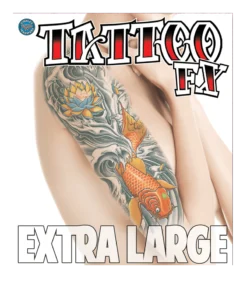 XL Koi Temporary Tattoo