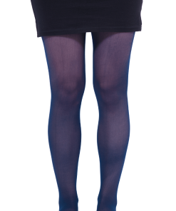 Adult Thick Translucent Tights Blue