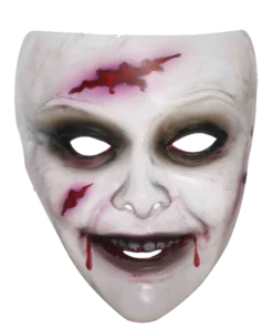 Ladies Spooky Zombie Facepiece
