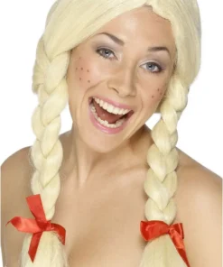 Smiffys Schoolgirl / Dutchgirl Blonde Wig