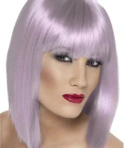 Smiffys Lilac Glam Bob Wig