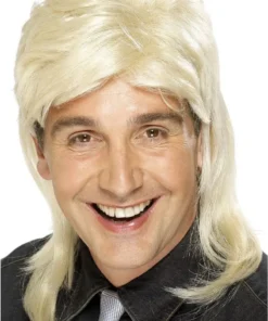 Smiffys Blonde Mullet Wig