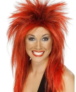 Smiffys Red And Black Tina Turner Wig