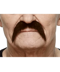 Brown 70s Moustache