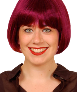 GENERIC Burgundy Eve Wig