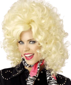 Dolly Parton Curly Blonde Wig