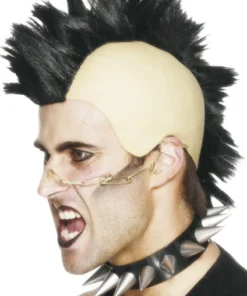Smiffys Black Mohican Wig