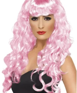 Smiffys Siren Pink Wig