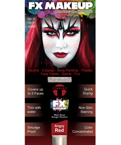 Angry Red FX Makeup