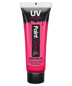 Pink UV Face And Body Paint