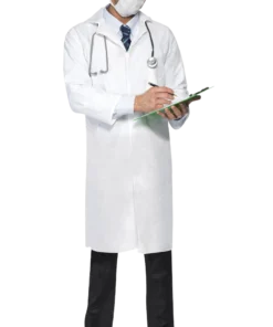 Smiffys Budget Doctor Lab Coat And Facepiece