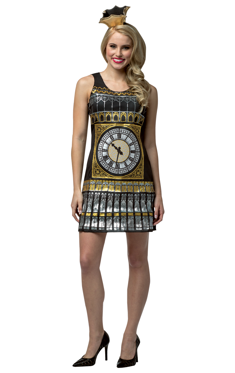 Adult Big Ben Dress Costume 1 Adult Big Ben Dress Costume