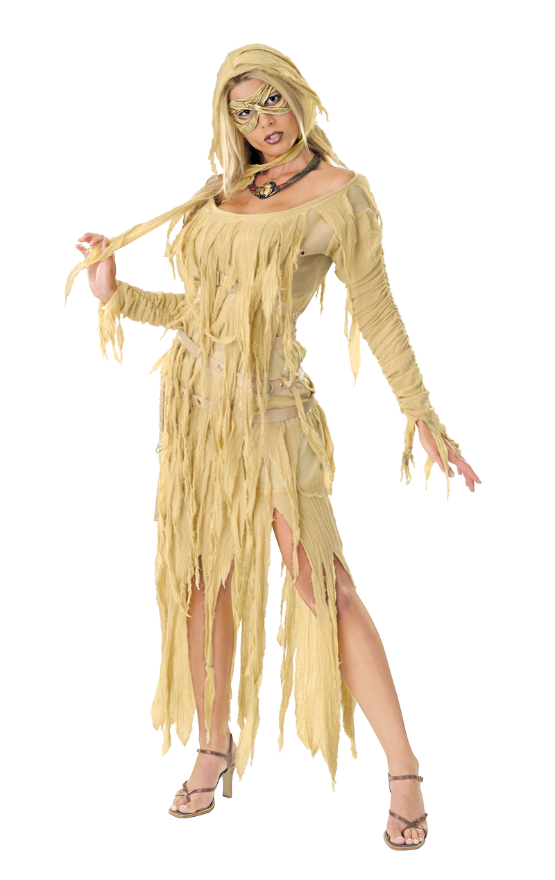 Womens Halloween Mummy Queen Costume 1 Womens Halloween Mummy Queen Costume