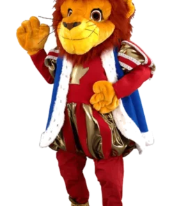 Luxury King Lion Mascot Costume