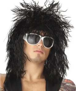 Rockin Dude Black Wig
