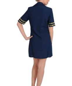 Adult Blue Air Hostess Costume -Halloween Decoration Shop 00011631a02