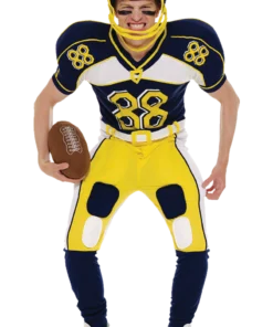 Mens American Football Player Costume