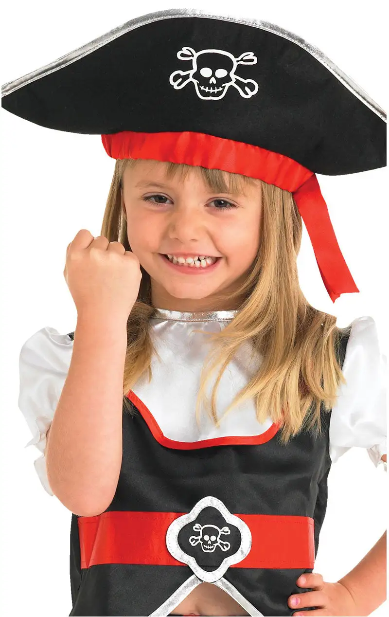 Childrens Girl Pirate Costume 3 Childrens Girl Pirate Costume - Image 3
