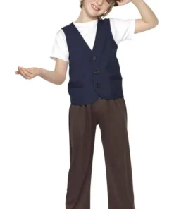 Smiffys Childrens Victorian Poor Peasant Boy Costume