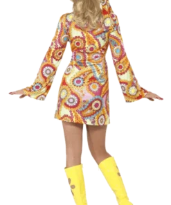 Smiffys Adult 60s Hippie Costume -Halloween Decoration Shop 00012184a02