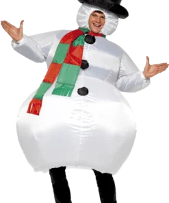Smiffys Adult Inflatable Snowman Costume