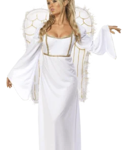Smiffys Adult Angel Costume With Wings