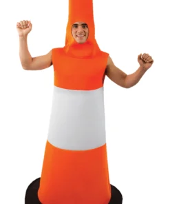 Mens Road Cone Costume