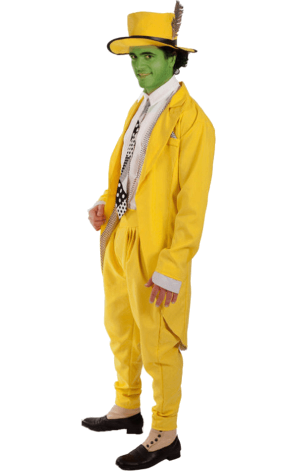 Mens Manic Superhero Jim Carrey Costume 2 Mens Manic Superhero Jim Carrey Costume - Image 2