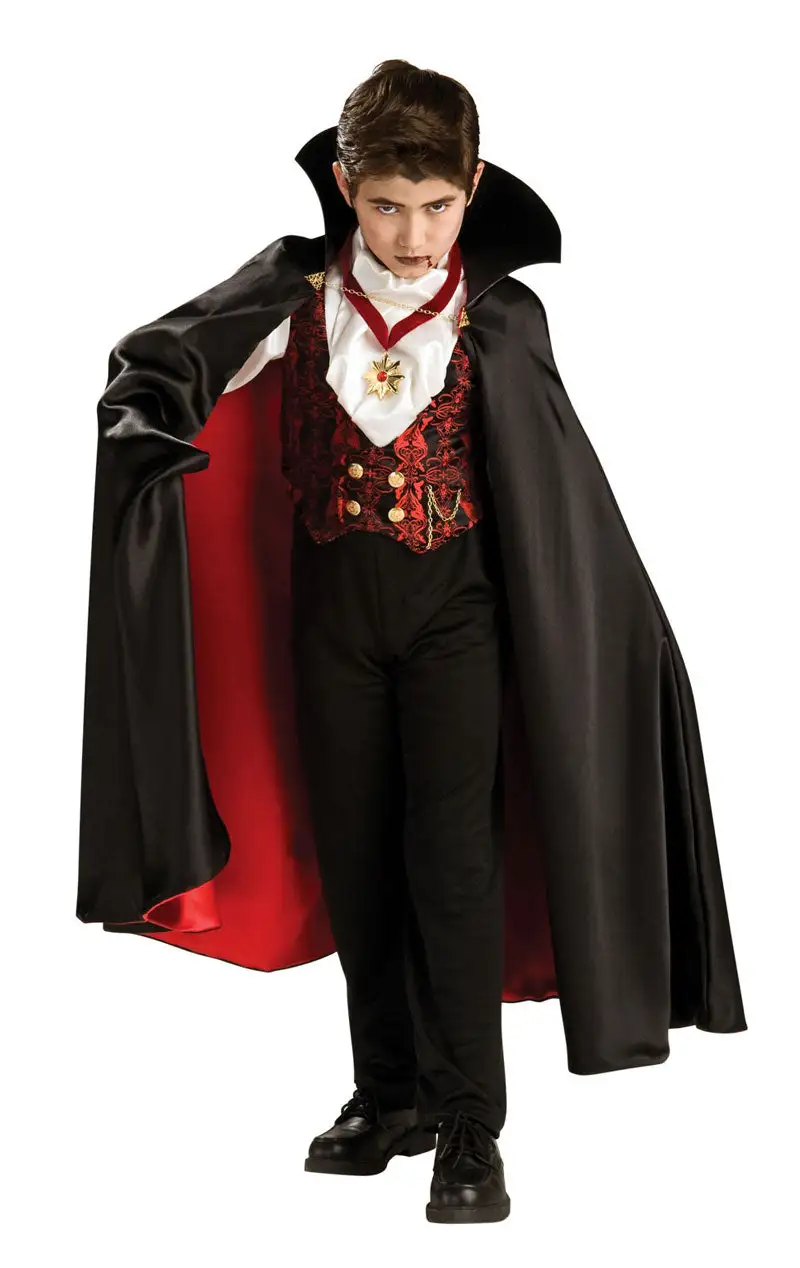 Boys Classic Vampire Halloween Costume 1 Boys Classic Vampire Halloween Costume