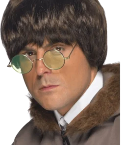 Smiffys John Lennon The Beatles Wig - Brown