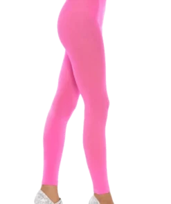 Smiffys Neon Pink Footless Tights