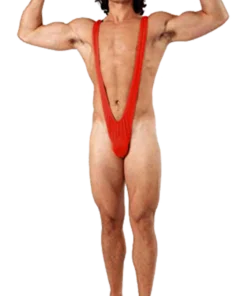 Red Borat Mankini Thong Swimsuit