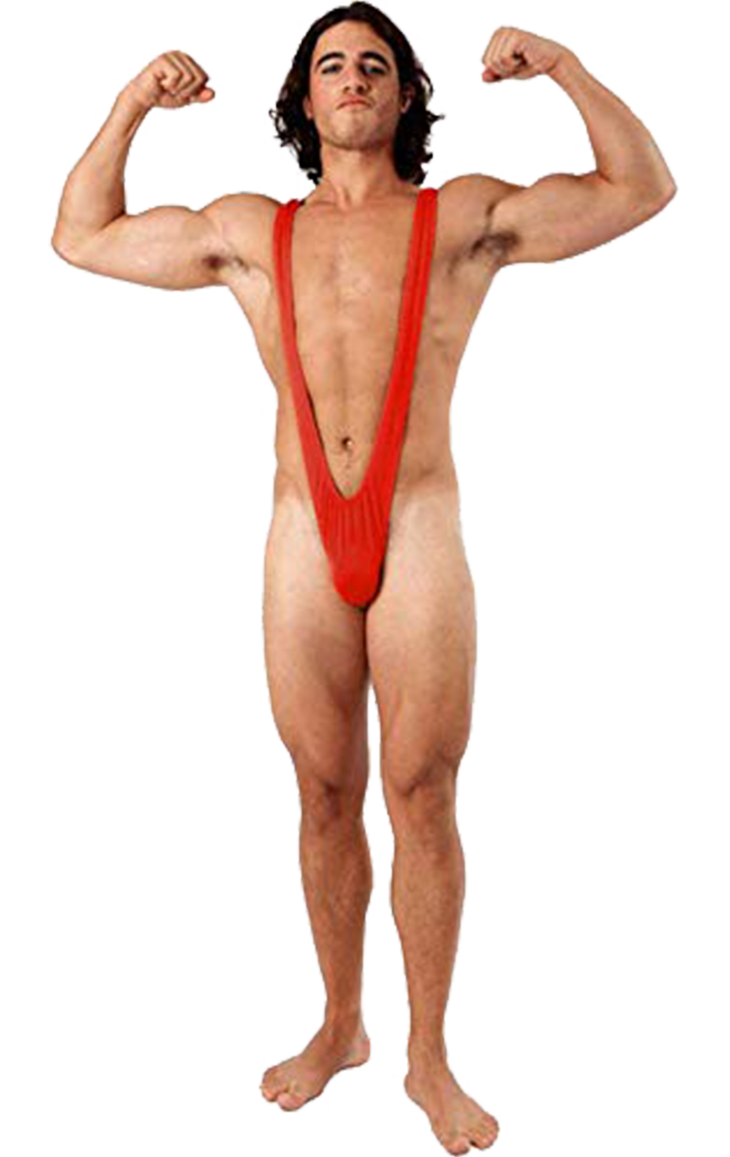 Red Borat Mankini Thong Swimsuit 1 Red Borat Mankini Thong Swimsuit