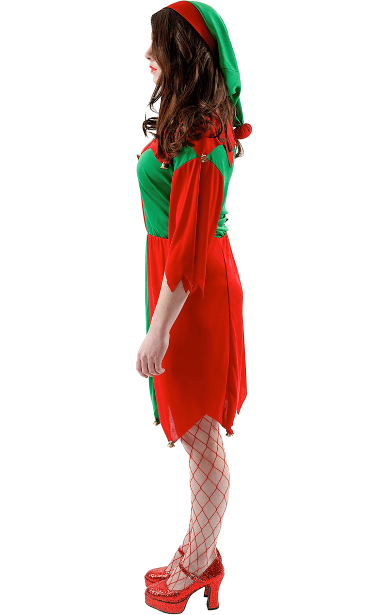 Womens Naughty Elf Costume 2 Womens Naughty Elf Costume - Image 2