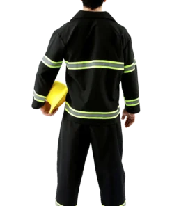 Adult Fireman Costume -Halloween Decoration Shop 00015351a02