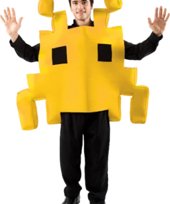 Adult Yellow Space Invader Costume