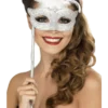 Smiffys Masquerade Facepiece On Stick