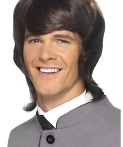 Smiffys 60s Brown Popstar Wig