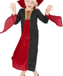 Child Halloween Gothic Vampiress Costume