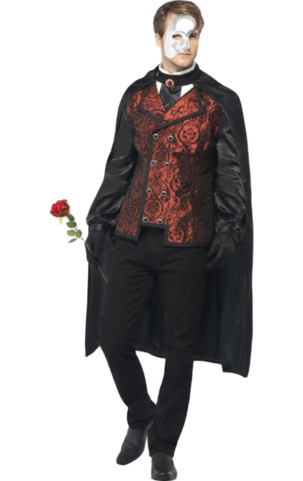 Smiffys Mens Dark Opera Masquerade Costume 1 Smiffys Mens Dark Opera Masquerade Costume