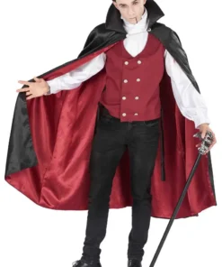 Adult Halloween Red Vampire Costume