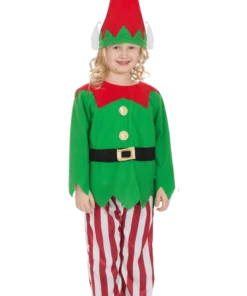 Kids Unisex Elf Christmas Costume